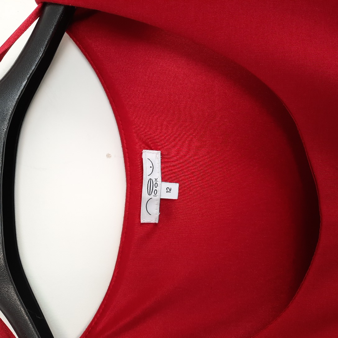 Robe rouge classique chic LOOK T 40 Très bon état - Vue 2 - 